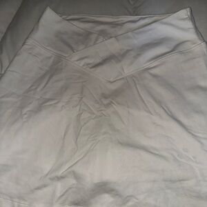 PINK Victoria's Secret White Mini Skort